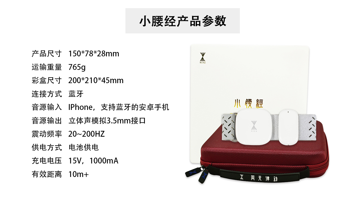 周天律动音乐谐振保健仪小腰经G3