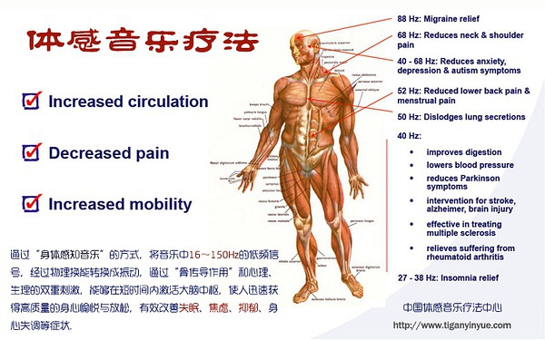 脑神经学的音乐治疗-体感音乐治疗床垫-往往起到想象不到的效果！